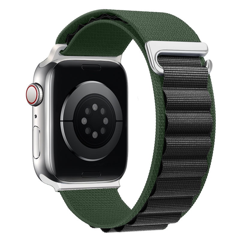 Dây Đeo Đồng Hồ Bằng Nylon 49mm 44mm 40mm 45mm 41mm 42mm 38mm Ultra 8 7 6 5 4 3 se