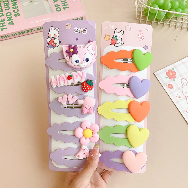 Kẹp Tóc Hình Gấu Hoạt Hình Phong Cách Hàn Quốc Dễ Thương Cho Nữ