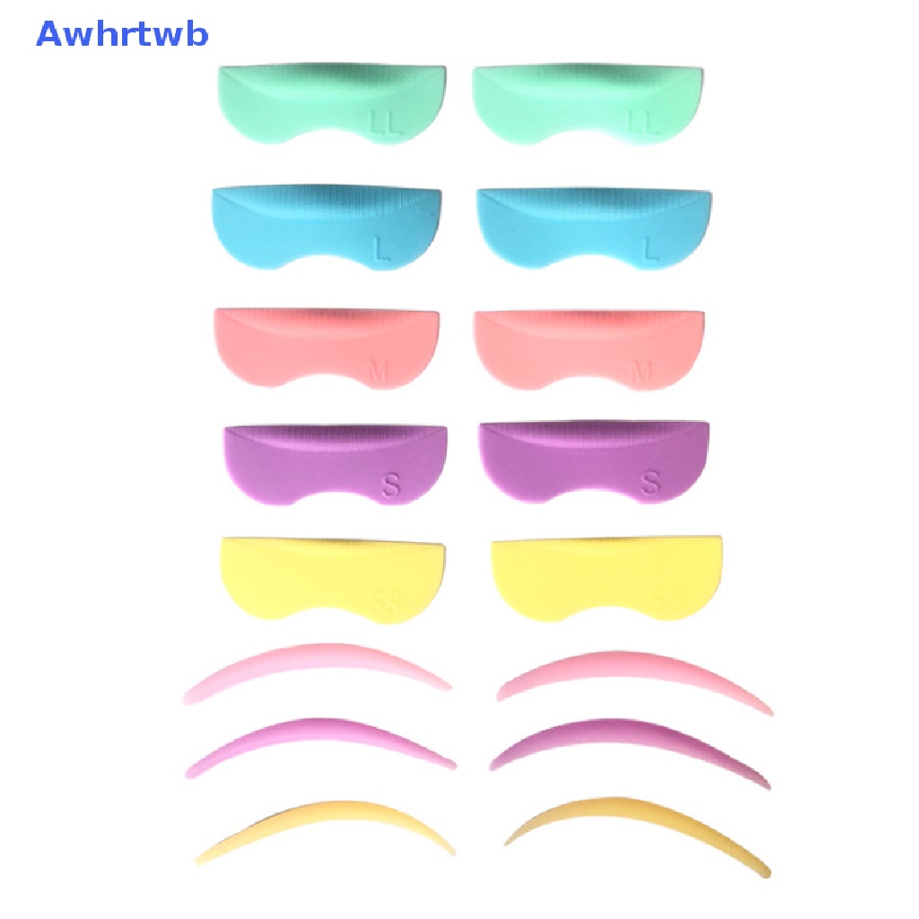 Set 8 Cặp Đệm Silicone Hỗ Trợ Uốn Mi Tiện Lợi Mới