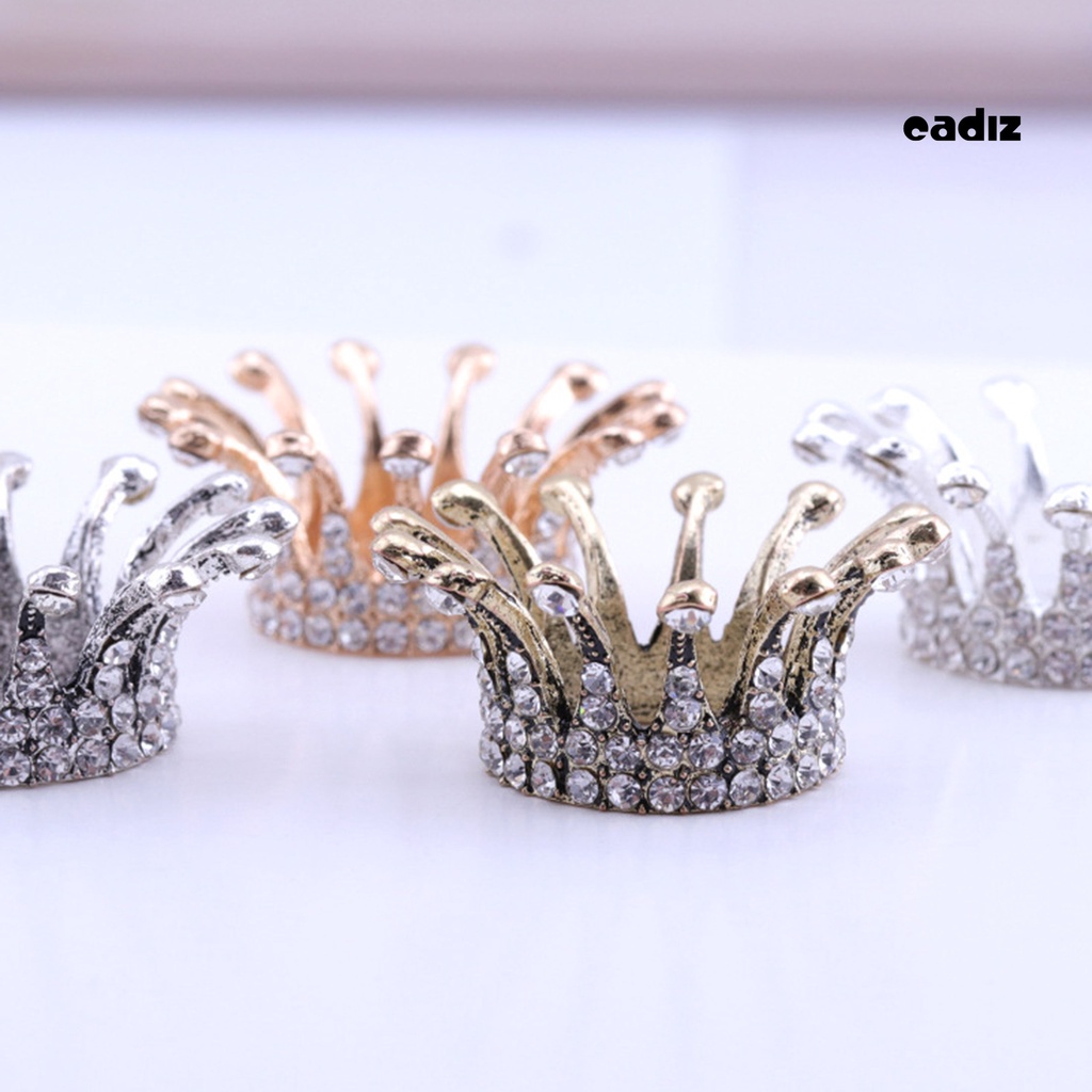 Giá Đỡ Cọ Vẽ Móng Tay Chống Rơi Chống Vỡ Hình Vương Miện Đính Kim Cương Giả DIY