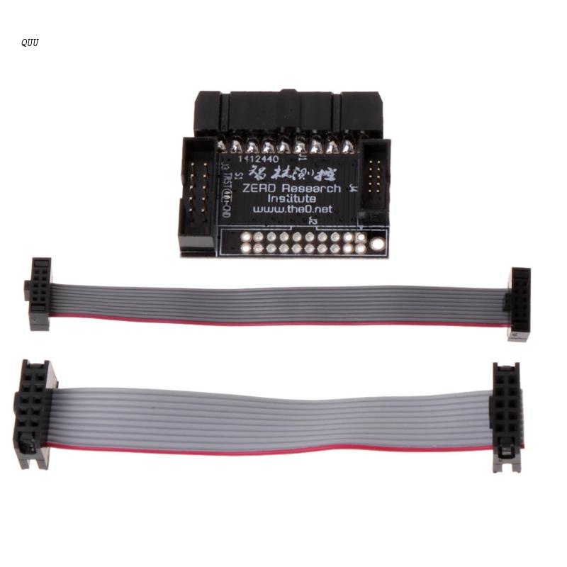 Bảng Mạch Chuyển Đổi Giao Diện 20-pin 2.54 Pitch JTAG Sang 10-pin 2.0mm &amp; 1.27mm