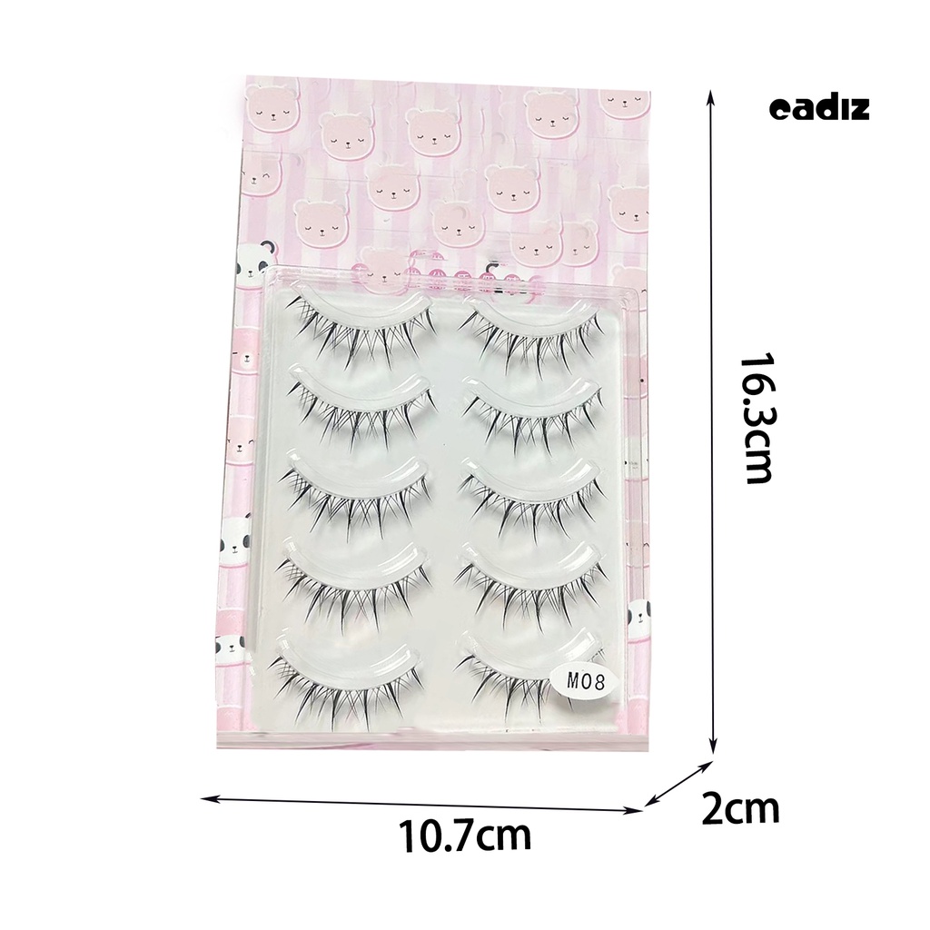 1 Hộp Lông Mi Giả Hiệu Ứng 3D Uốn Cong Tự Nhiên Không Dễ Phai Màu