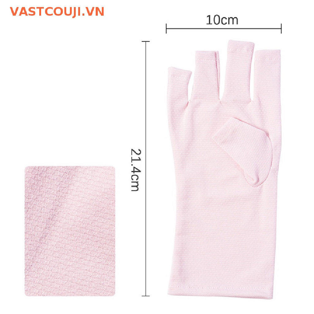 Găng Tay Bảo Vệ Chống Tia UV Khi Làm Móng