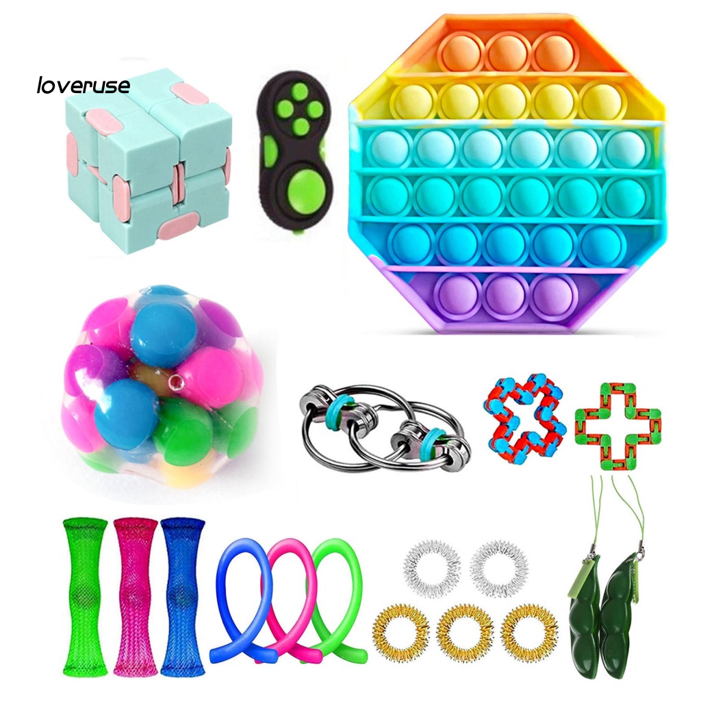 Set 5 / 20 / 21 / 22 Đồ Chơi Bóp Tay Hình Khối Lập Phương Cho Bé