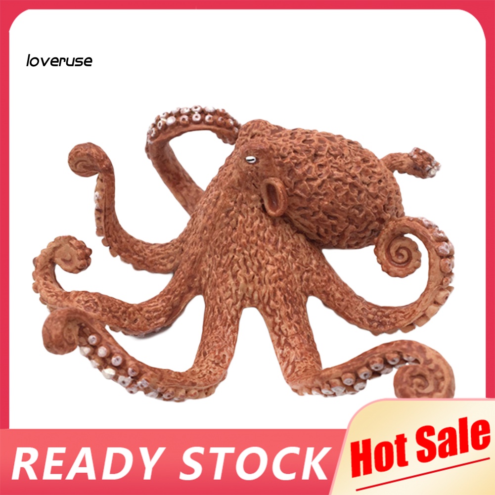 Đồ Chơi Mô Hình Bạch Tuộc / Biển Bằng PVC Độc Đáo Cho Bé