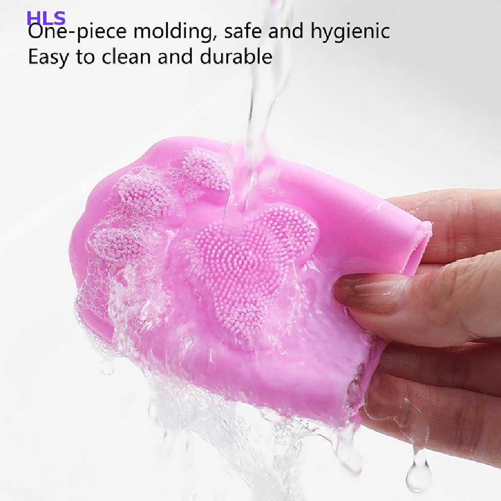 1 Bàn Chải Rửa Mặt Silicone Mềm Mại Tiện Dụng