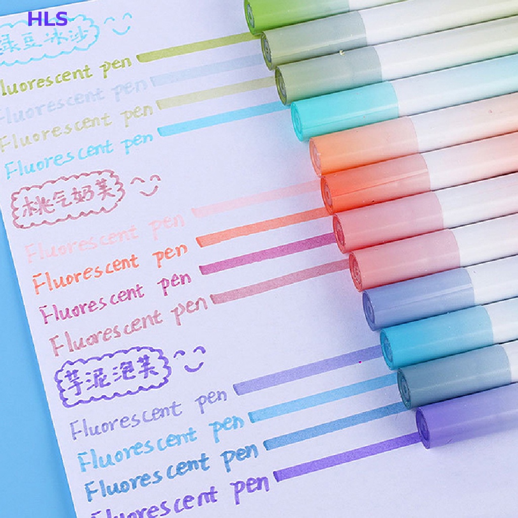 Set 4 Bút Đánh Dấu Sách Ghi Chú Nhiều Màu Dễ Thương