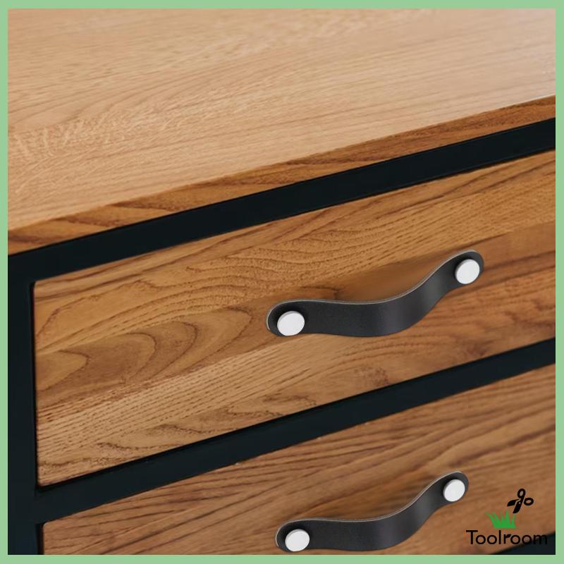 Tay Nắm Cửa Tủ Bằng Da PU Tiện Dụng Cho Nhà Bếp / Nông Trại