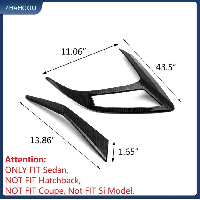 ☃Phụ Kiện Trang Trí Nhà Cửa Kiểu Dáng Dễ Thương Xinh Xắn☃ Set 4 Viền Trang Trí Đèn Đuôi Xe Hơi Tương Thích Với Năm 2016 10th