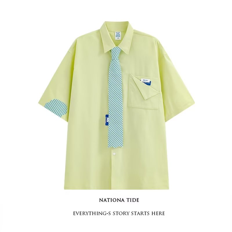 Áo Thun Ngắn Tay Dáng Rộng In Chữ Phong Cách Đường Phố Cá Tính Cho Nam Nữ