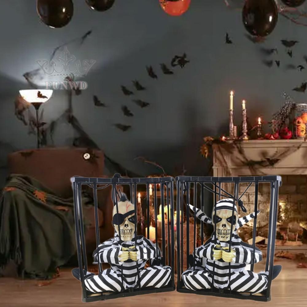 1 Bộ Xương Cao Cấp Hóa Trang Halloween Kích Thước 28 * 24 * 11cm