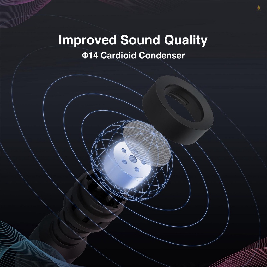 Micro Cardioid Mic-M1S On-Camera Kèm Túi Đựng Chống Sốc 3.5mm TRS &amp; TRRS Cho Máy Quay Phim DSLR / Điện Thoại Thông Minh / Máy Quay Phim