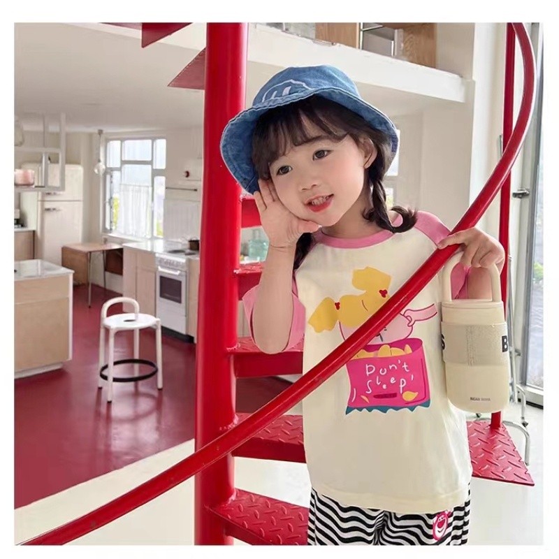 Mũ bucket denim chống nắng hình mặt cười năng động cho bé trai/ gái phong cách Hàn Quốc