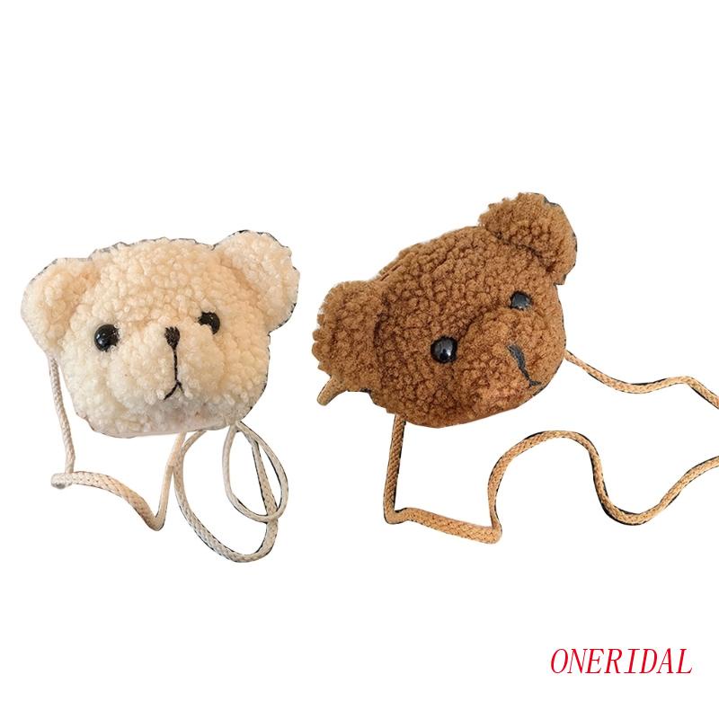 Túi Đeo Chéo Vai Hình Gấu Bông Dễ Thương Dành Cho Nữ