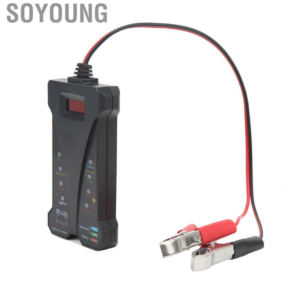 Soyoung  Tester Automobile Analyzer Over Voltage Protection 4V-20V Range High Accuracy for 12V Car