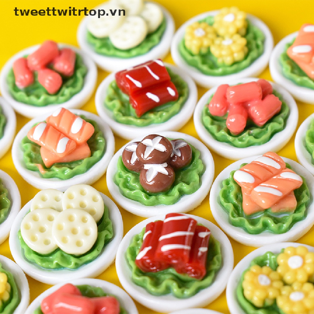 Set 5 Đĩa Mini Đồ Chơi Cho Bé Chơi Đồ Hàng