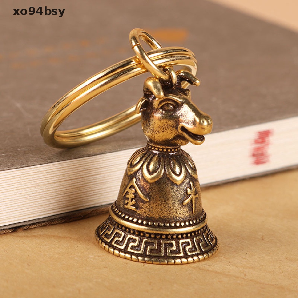 Chuông Gió xo94bsy Bằng Đồng Thau Hình 12 Cung Hoàng Đạo Phong Thủy Treo Chìa Khóa Xe Hơi