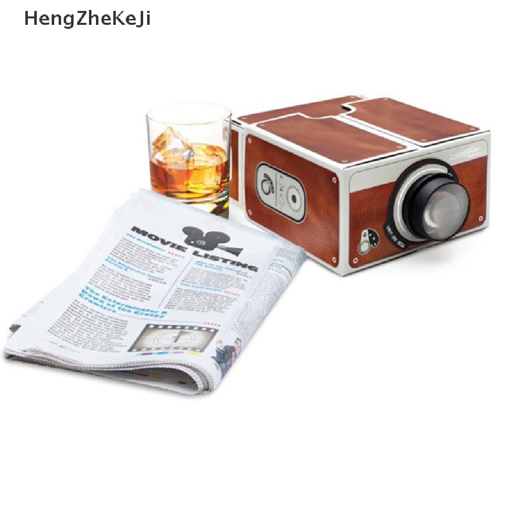 Máy Chiếu 3D Mini Bằng Giấy Các Tông Màu Cho Điện Thoại Di Động / Máy Chiếu