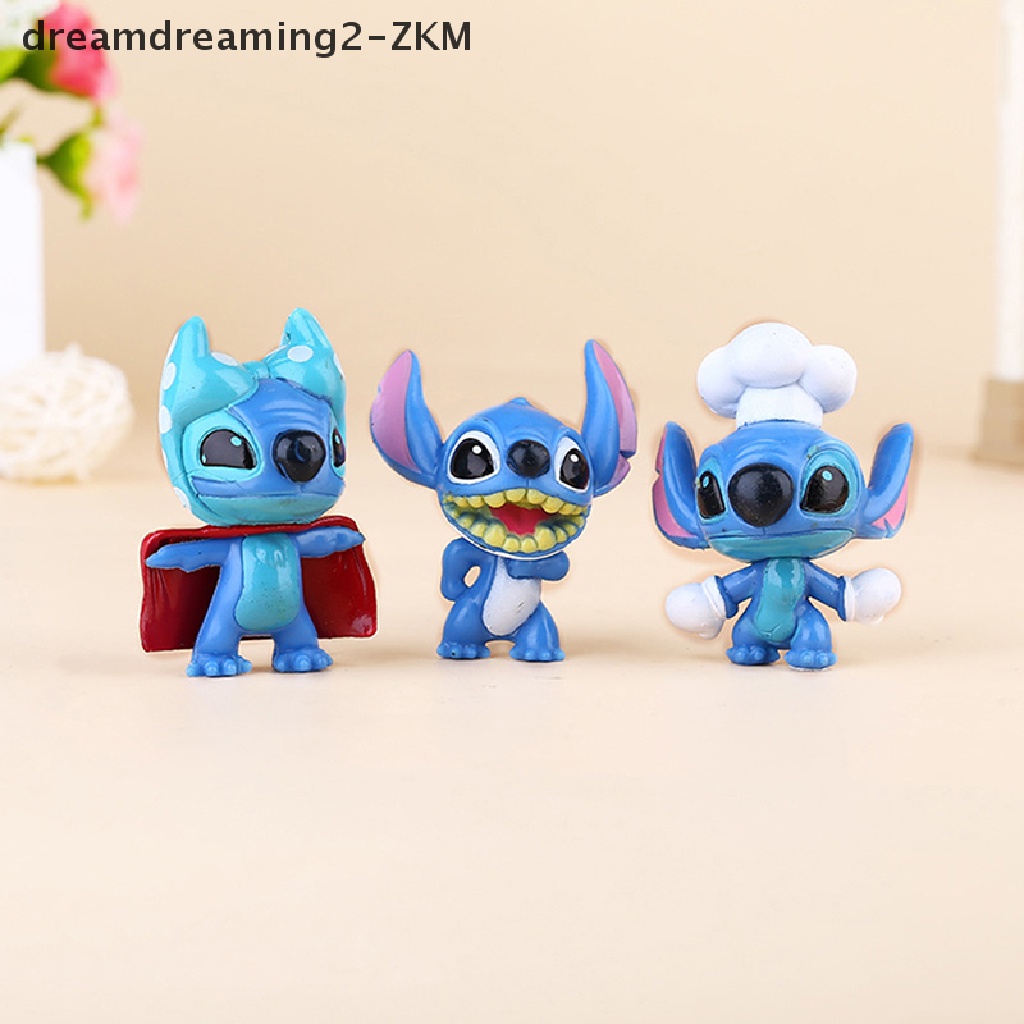 Bộ 10 Mô Hình Đồ Chơi Stitch Bằng PVC Cho Bé