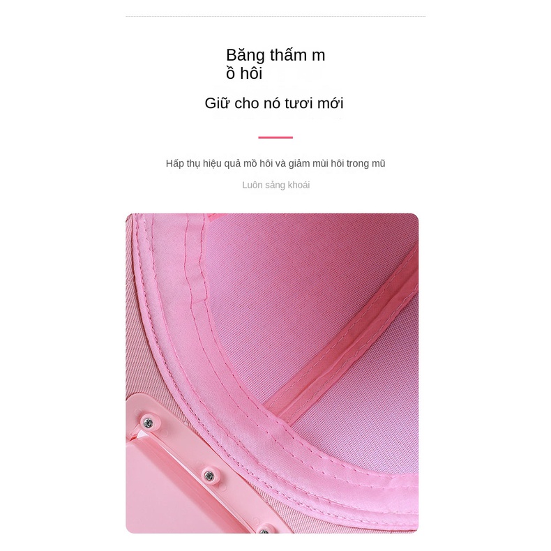 Mũ Lưỡi Trai Chống Nắng Kèm Quạt Sạc Usb Tiện Dụng Cho Người Lớn