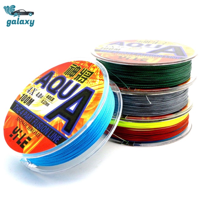 Galaxy Cuộn Dây Câu Cá Bện 4 Sợi 100m 15lb-60lb
