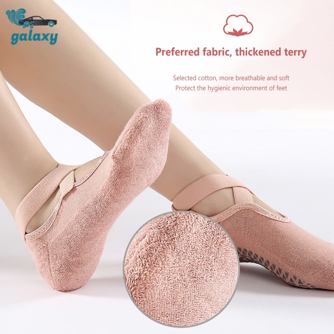 Galaxy 1 Đôi Tất Múa Ballet Chống Trượt Thoáng Khí Cho Nữ