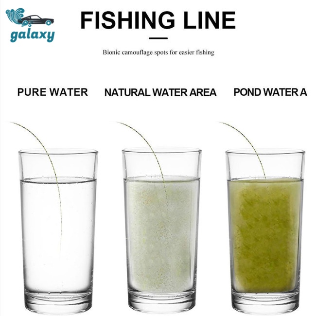 Galaxy 500m Dây Câu Cá Ba Màu 0.14mm-0.50mm (4.13lb-34.32lb)