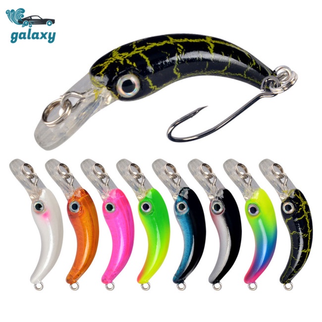 Galaxy Mồi Giả Nhử Cá Hình Nơ Bằng Nhựa Cứng 3.8cm / 1.5g