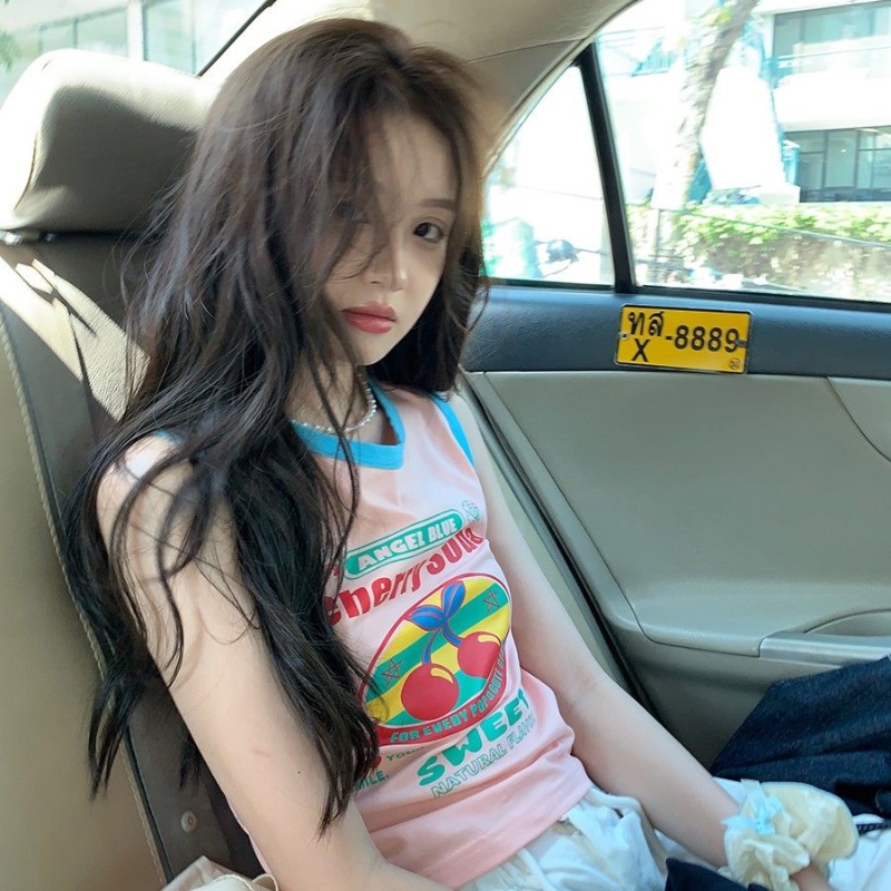 COZOK Áo Thun Cộc Tay In Monogram Thời Trang