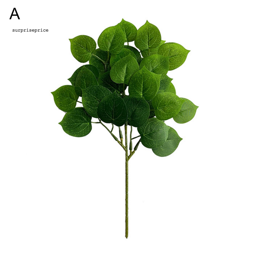 Spa 1 Bó Lá Táo Nhân Tạo Bằng Nhựa Nghệ Thuật Kết Cấu Mịn Như Thật Trang Trí Đám Cưới