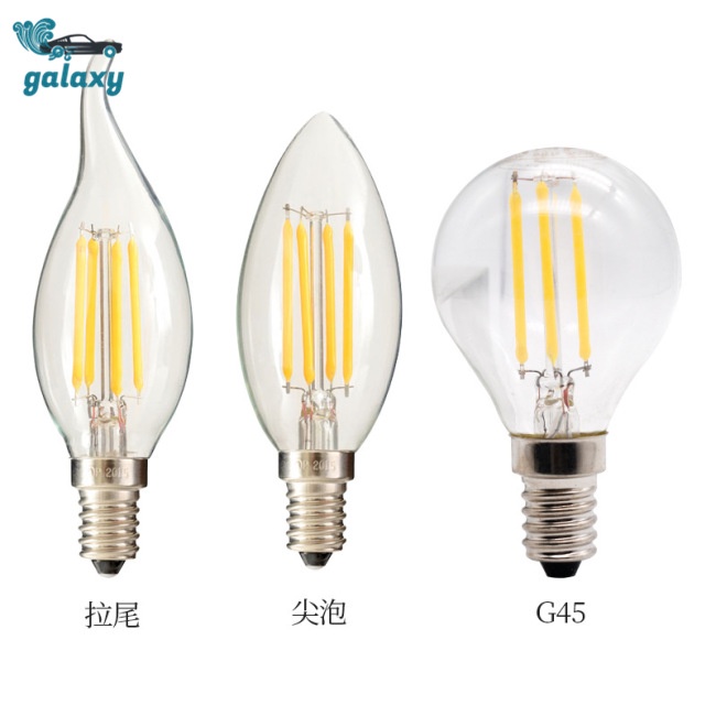Galaxy Bóng Đèn Dây Tóc Edison E14 C35 / C35L / G45