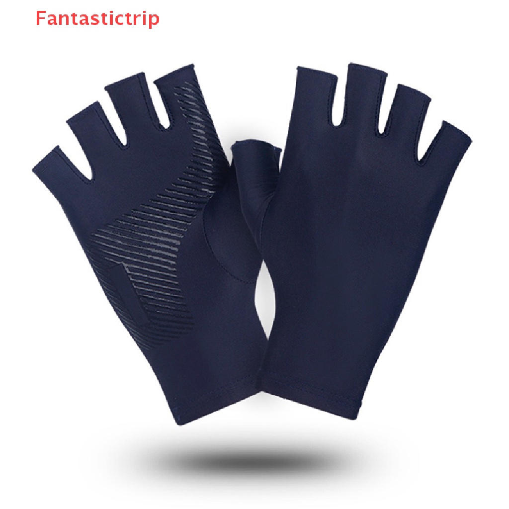 [Fantastictrip] Găng Tay Lái Xe Máy Mới Chống Trượt Băng Lụa Lạnh Mỏng Thoáng Khí Chống Tia Uv Màn Hình Cảm Ứng Bảo Vệ Chống