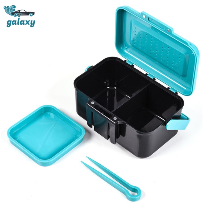 Galaxy Hộp Đựng Mồi Câu Cá 2 Ngăn Tiện Dụng