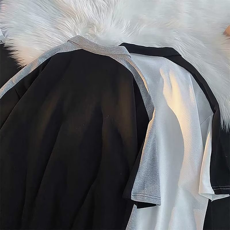 Áo Nỉ Nam Dài Tay Cổ Bẻ Thời Trang Hàn