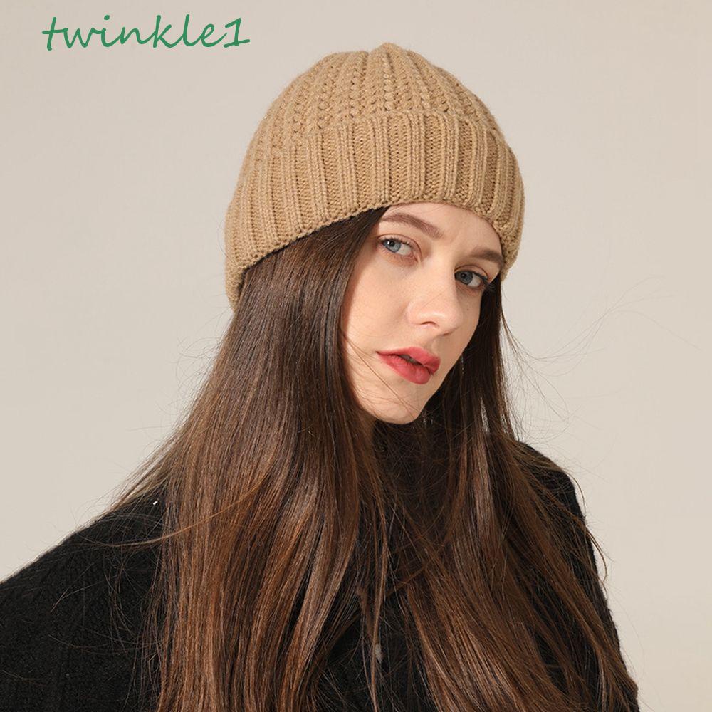 Mũ Len Beanie Nữ Màu Sắc Nhã Nhặn Thời Trang