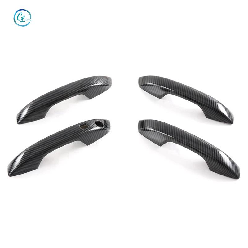 Vỏ Bọc Tay Nắm Cửa Bên Ngoài Bằng Sợi Carbon Cho BYD Atto 3 Yuan Plus 2022 2023 RHD