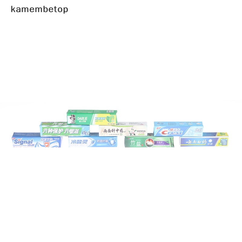 Bộ 5 Bàn Chải Và Kem Đánh Răng Mini Tỉ Lệ 1 / 12 Cho Nhà Búp Bê