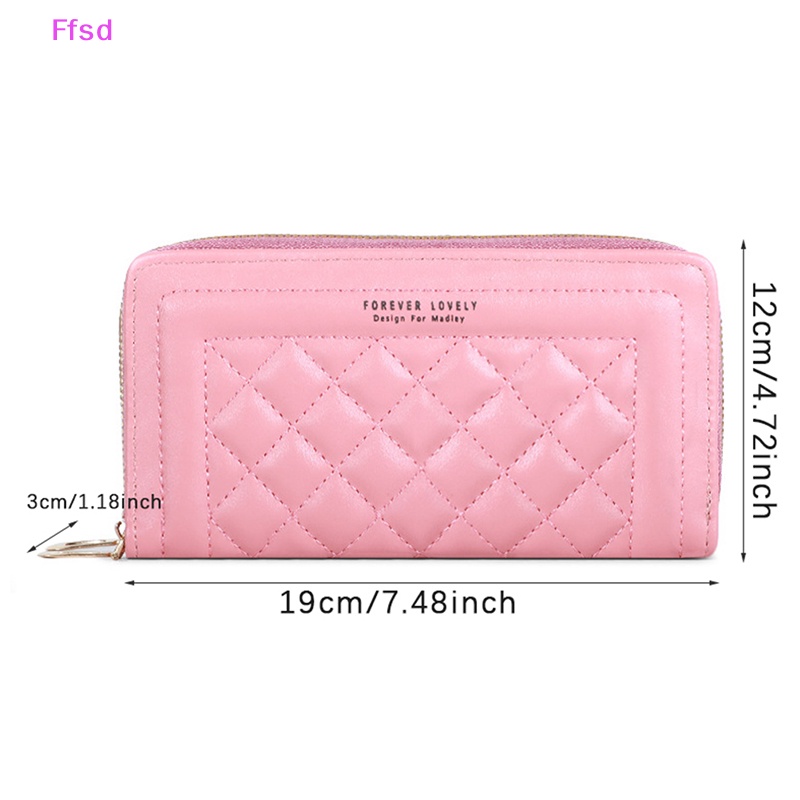 {Ffsd} Ví Dài Mới Có Hai Dây Kéo Đôi Sức Chứa Lớn Đựng Điện Thoại Dành Cho Nữ * Hàng Bán Chạy