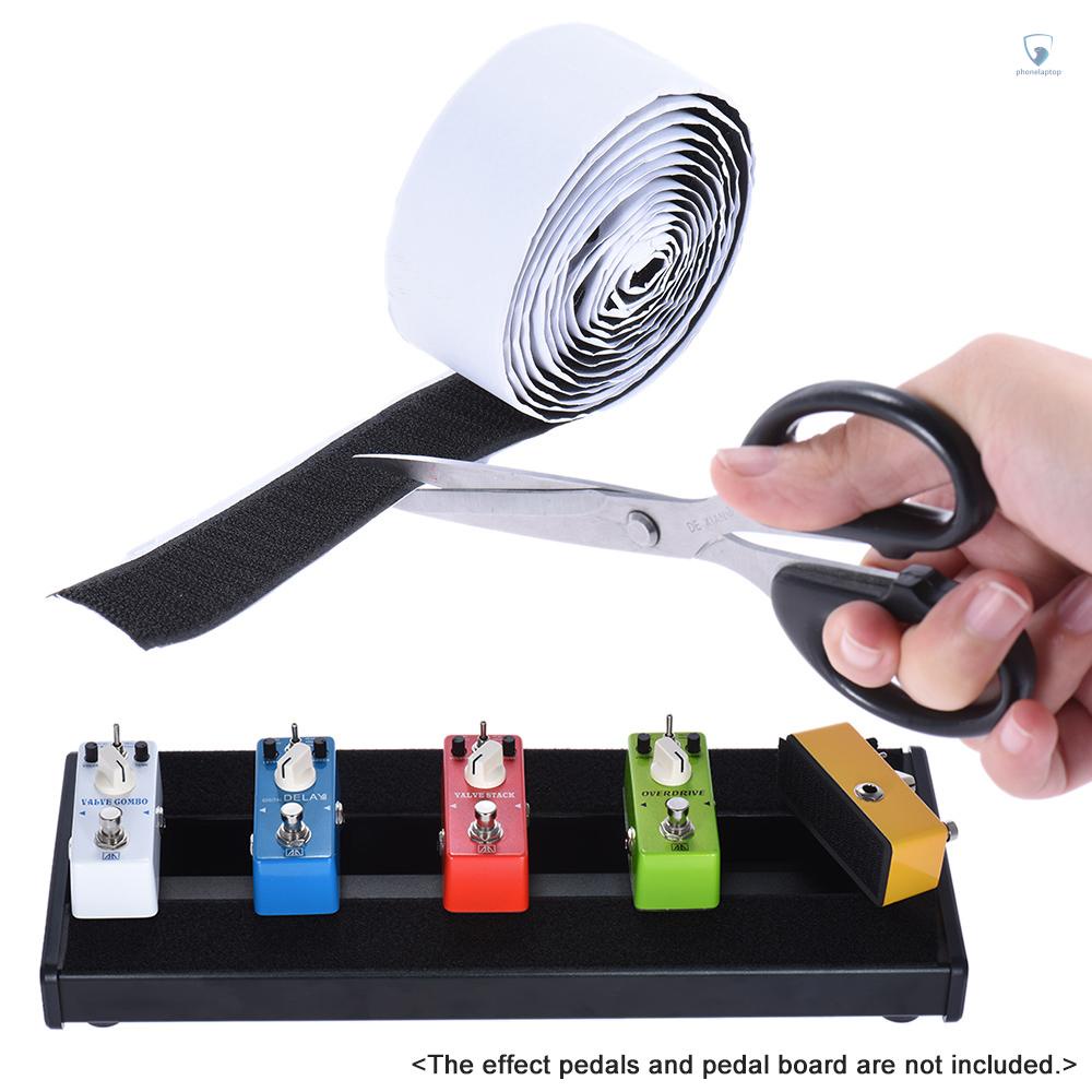 Bộ 4 Miếng Gắn Bàn Đạp Chiều Dài 2M Rộng 3CM Chuyên Dụng Cho Guitar Kèm 2 Móc + 2 Vòng Đệm