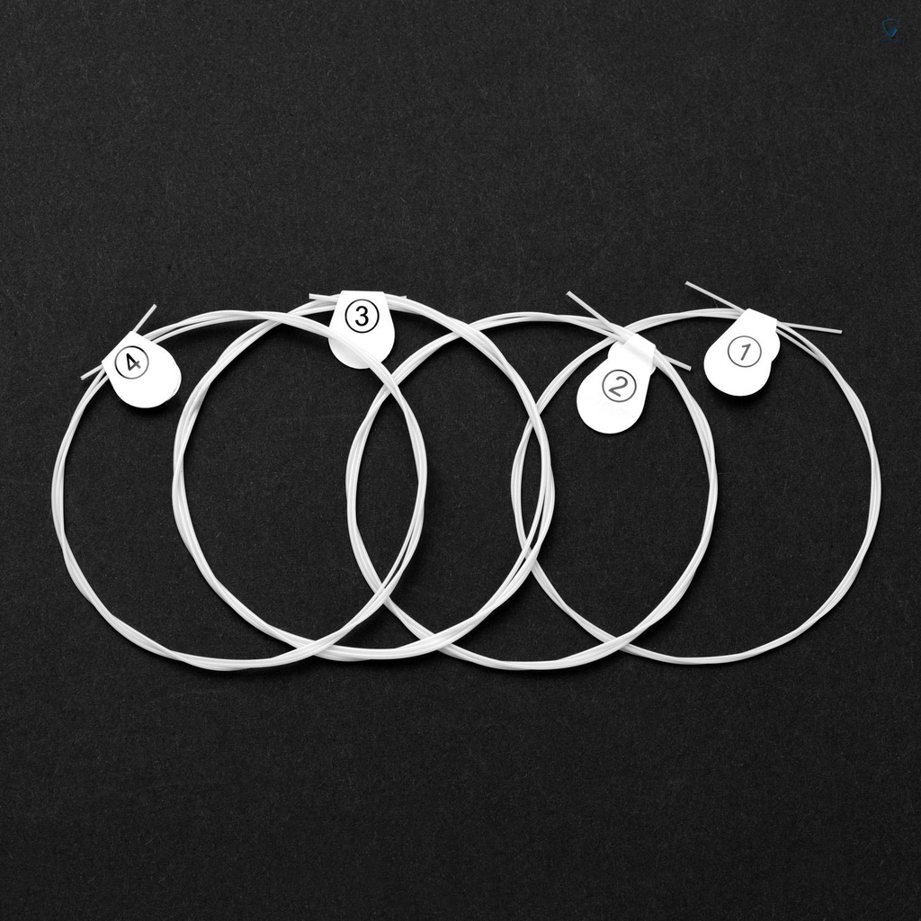 Bộ Dây Đàn Ukulele 4 Dây Bằng Nylon (. 024-.026) Thay Thế Thông Dụng Cho Ukulele Concert 23 Inch