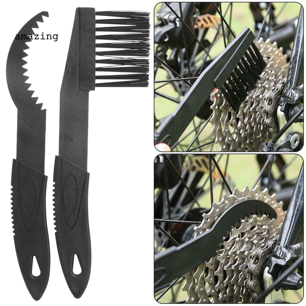 Bàn Chải Nylon Làm Sạch Xích Xe Đạp Leo Núi Nhỏ Gọn Tiện Lợi