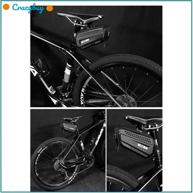 Cr Túi Đựng Đồ Dùng Gắn Yên Xe Đạp Có Vỏ Phản Quang Chống Mưa Tiện Dụng