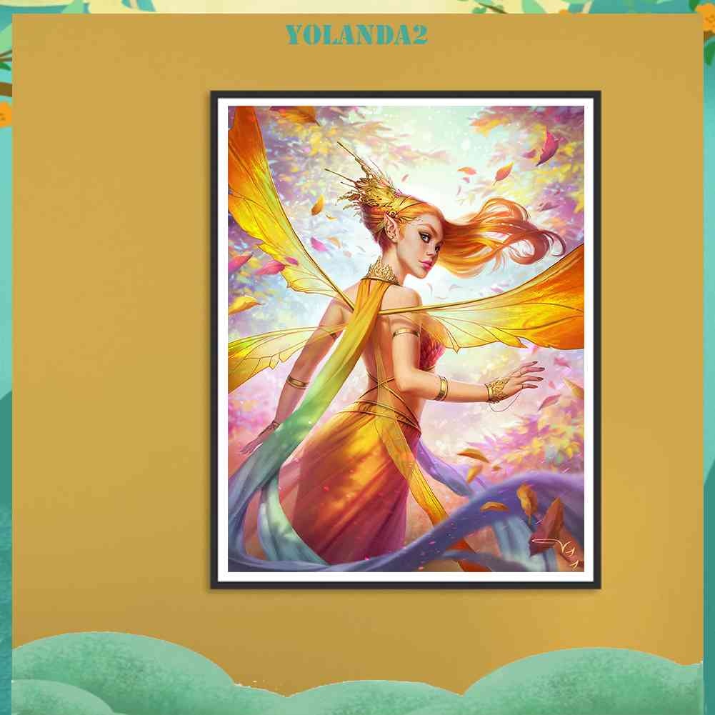 Tranh Đính Đá Kim Cương Toàn Bộ 5D DIY Hình Vẽ Nữ Thần Trang Trí Nhà Cửa