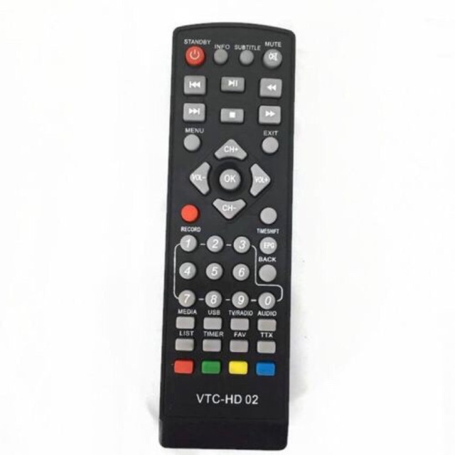 Điều Khiển Đầu Kĩ Thuật Số VTC HD02 ( dùng cho VTC T205)