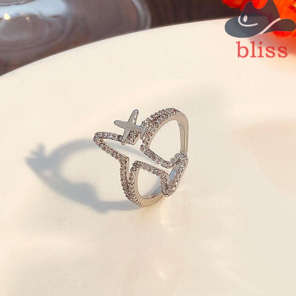 Nhẫn Hở Hình Máy Bay Dễ Thương Có Thể Điều Chỉnh Cho Nam Nữ