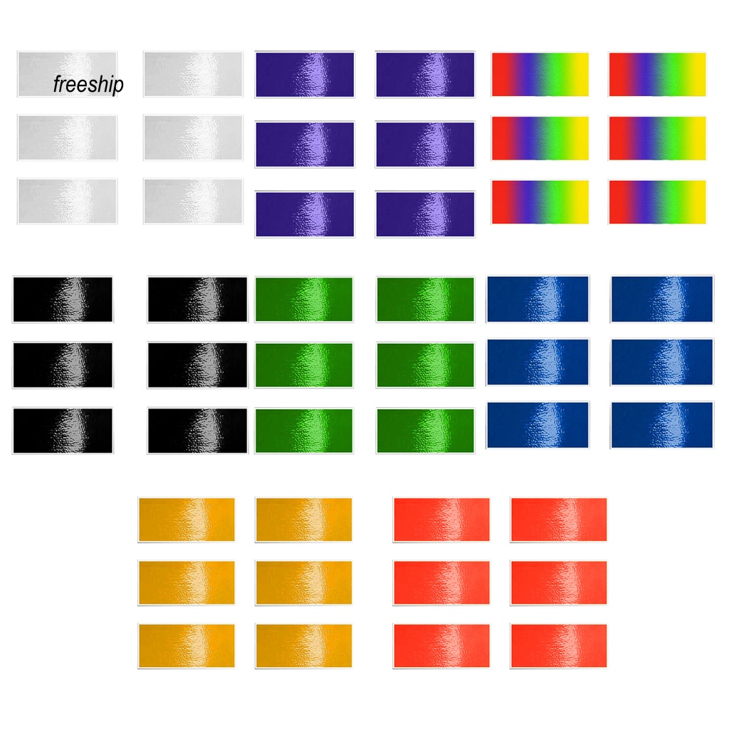 Bộ 6 Đề Can Phản Quang Tinh Xảo Dán Trang Trí Trục Bánh Xe Hơi SUV