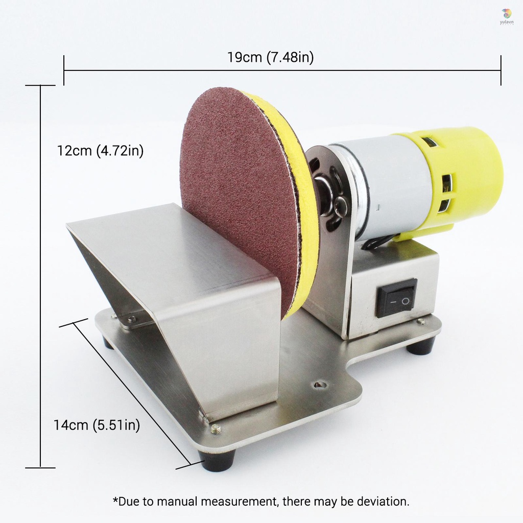 Bộ Đĩa Đánh Bóng Điện Tử Với 7 Tốc Độ Biến Dạng Và 20 Đĩa Nhám 3-Inch Cho Máy Mài Gỗ