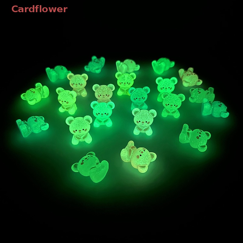 2 Tượng Gấu Phát Quang Trang Trí Xe Hơi Mới