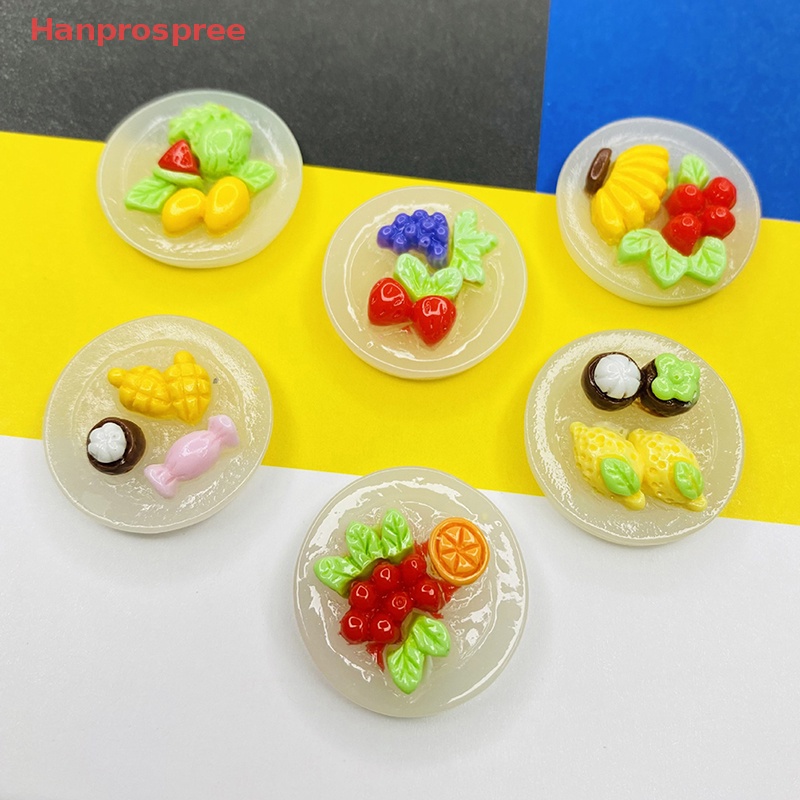 Hanprospree > Set 10 Đĩa Nhựa Dạ Quang Phát Sáng Với Kẹp Tóc Hình Trái Cây Cho Sổ Lưu Niệm DIY