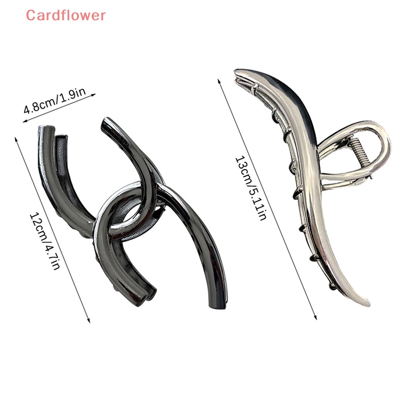 1 Kẹp Tóc Kim Loại Họa Tiết Hình Học Thời Trang